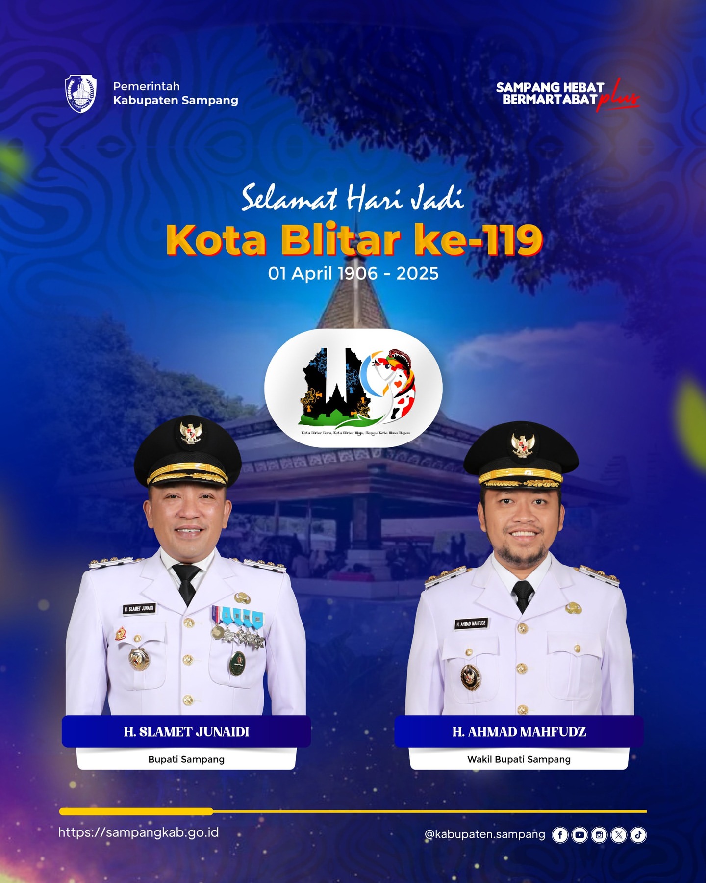 Ucapan Terima Kasih pada Peringatan Hari Jadi Kota Blitar ke-119