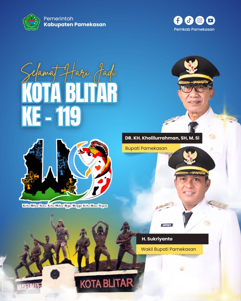 Kota Blitar Rayakan Hari Jadi ke-119 dengan Rasa Syukur