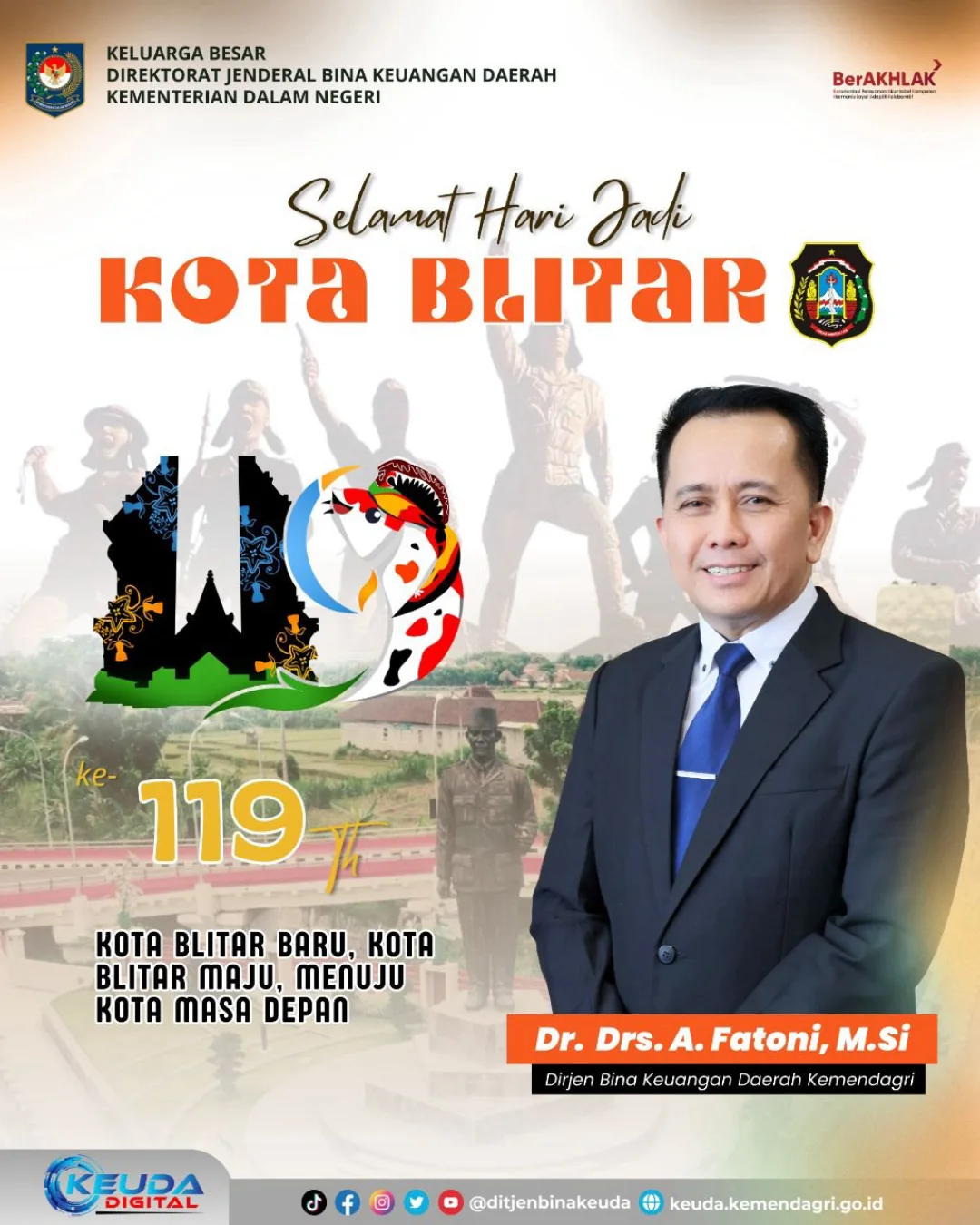 Hari Jadi ke-119 Kota Blitar: Masyarakat dan Pemerintah Bersyukur