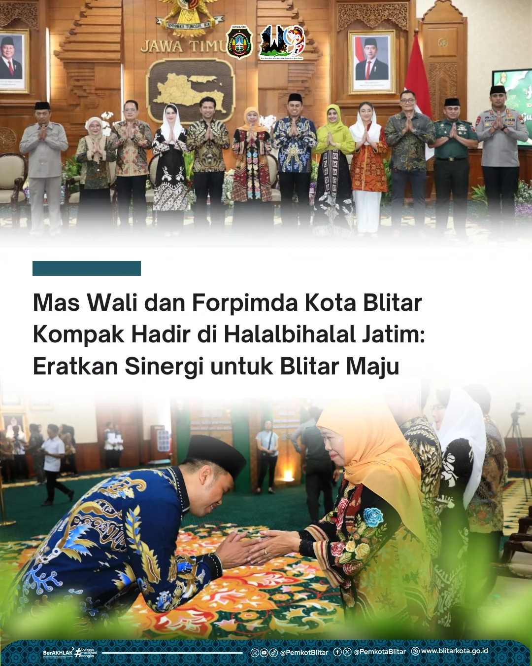 Halalbihalal Pemerintah Provinsi Jawa Timur di Surabaya