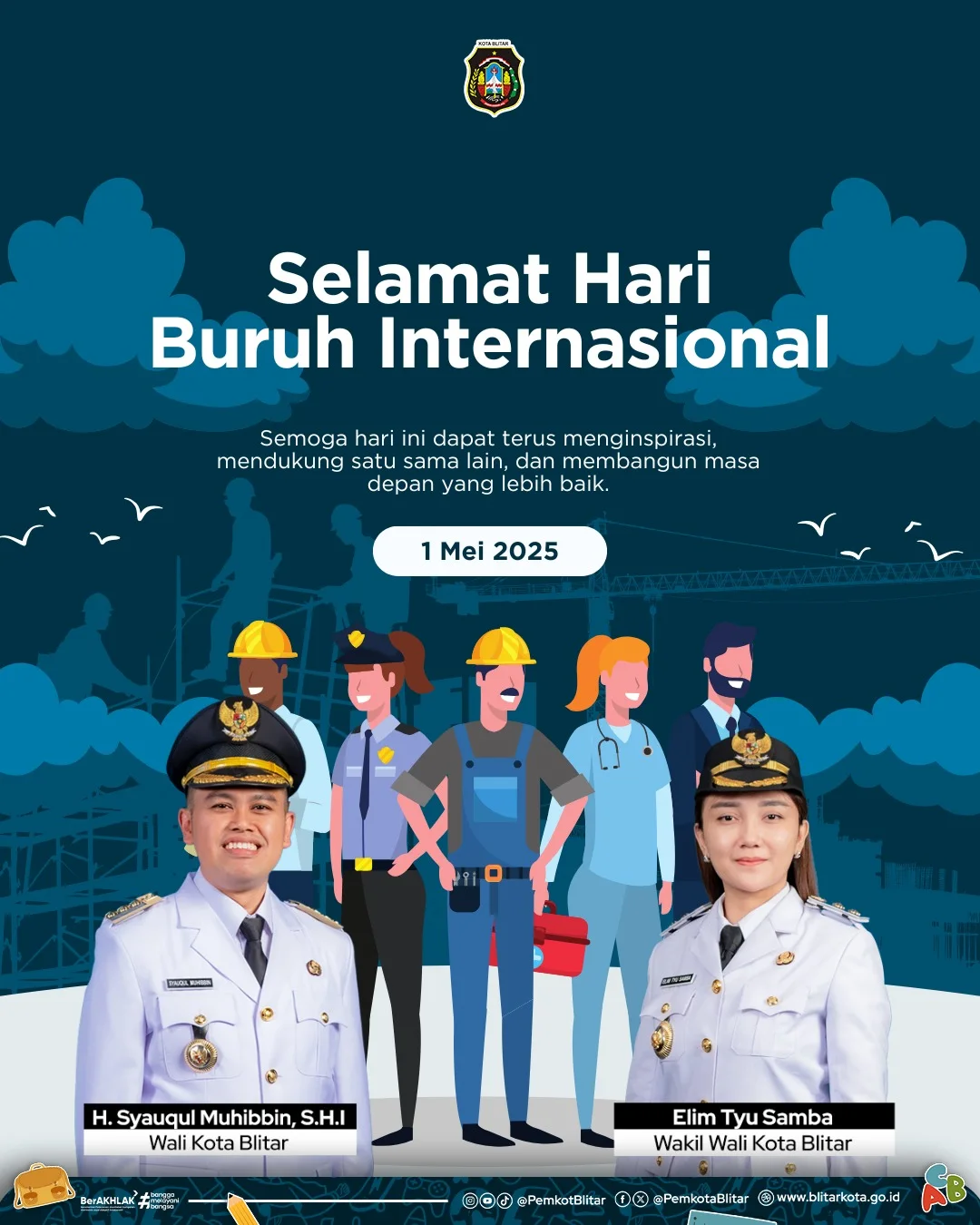 Selamat Hari Buruh dari Pemerintah Kota Blitar