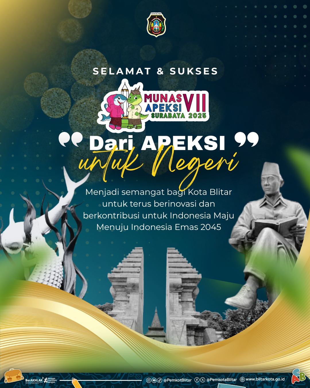 Apresiasi atas Keberhasilan Kegiatan APEKSI di Kota Blitar