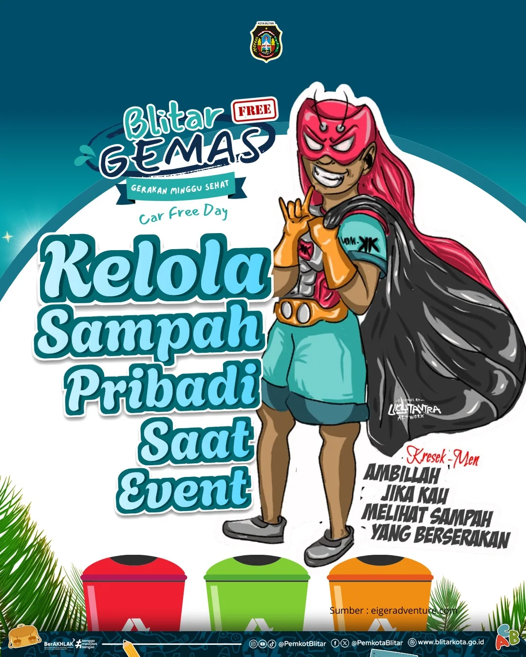 Jaga Kebersihan di Car Free Day untuk Kenyamanan Bersama