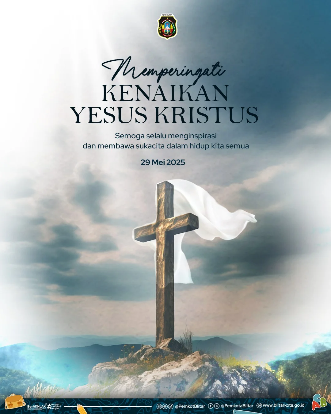Selamat Memperingati Hari Kenaikan Yesus Kristus dari Pemerintah Kota Blitar