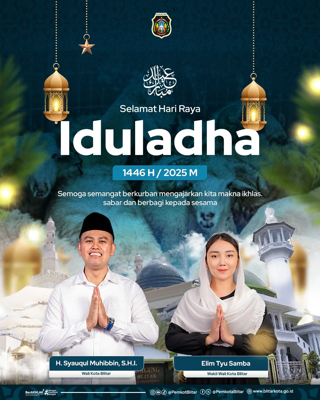 Selamat Hari Raya Iduladha 1446 H di Kota Blitar