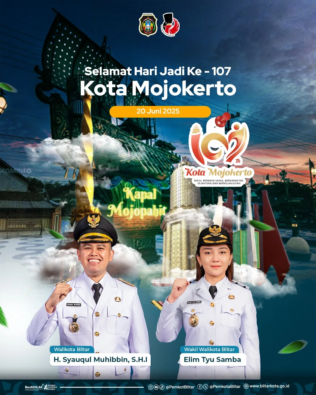 Selamat Hari Jadi ke-107 Kota Mojokerto