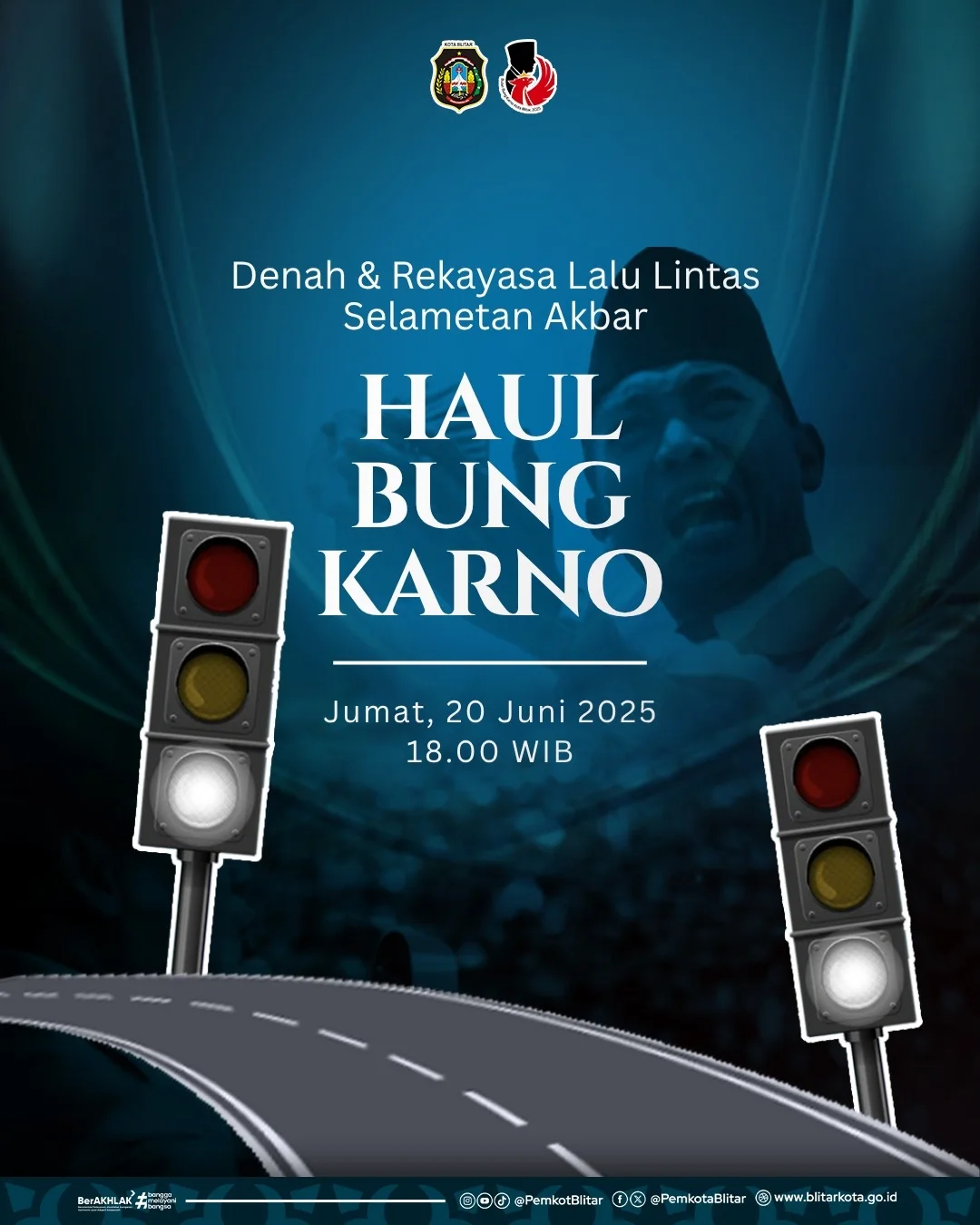 Rekayasa Lalu Lintas di Blitar untuk Haul Bung Karno ke-55