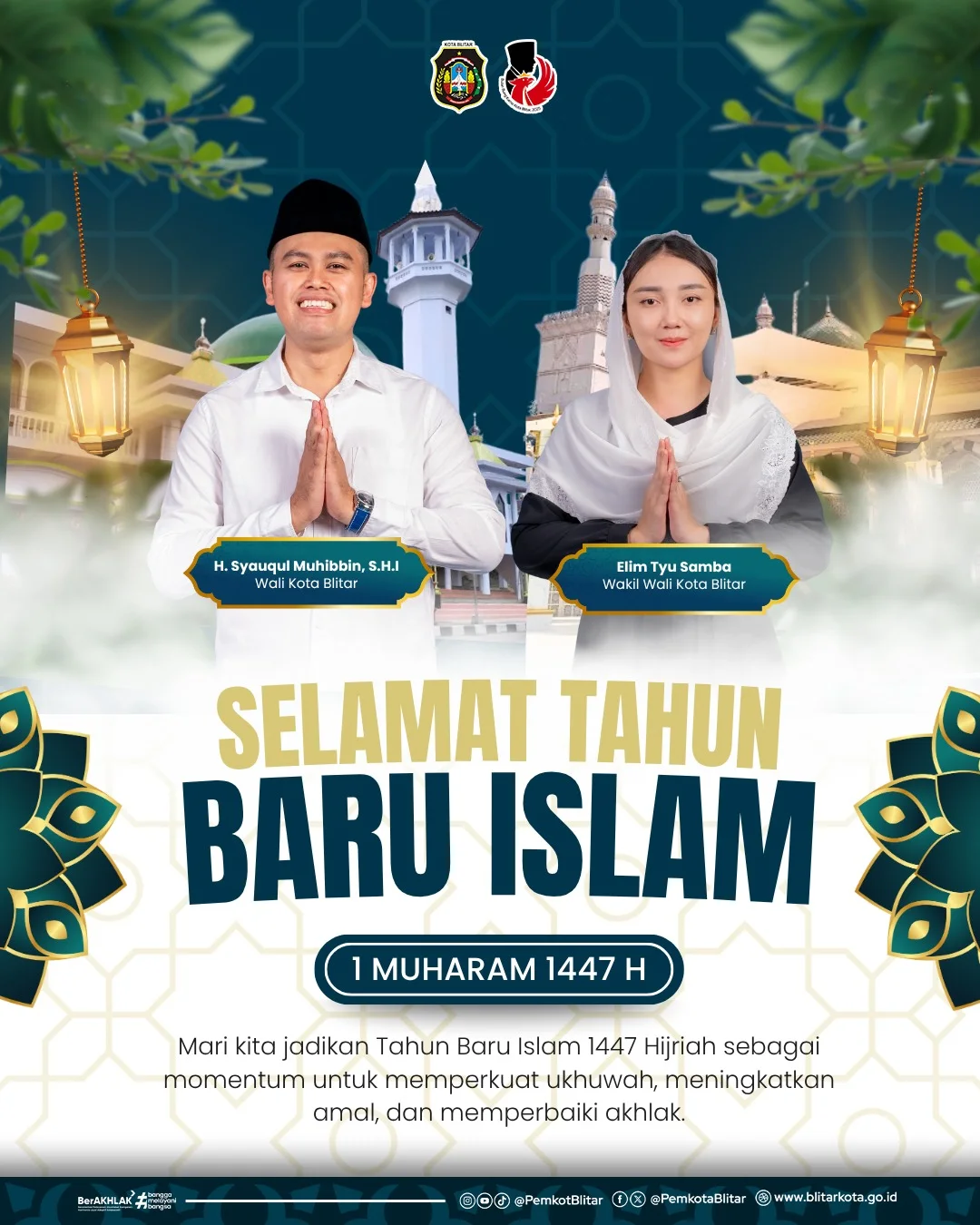 Perayaan Tahun Baru Islam 1 Muharram di Kota Blitar: Mengucapkan Selamat dan Harapan Baru