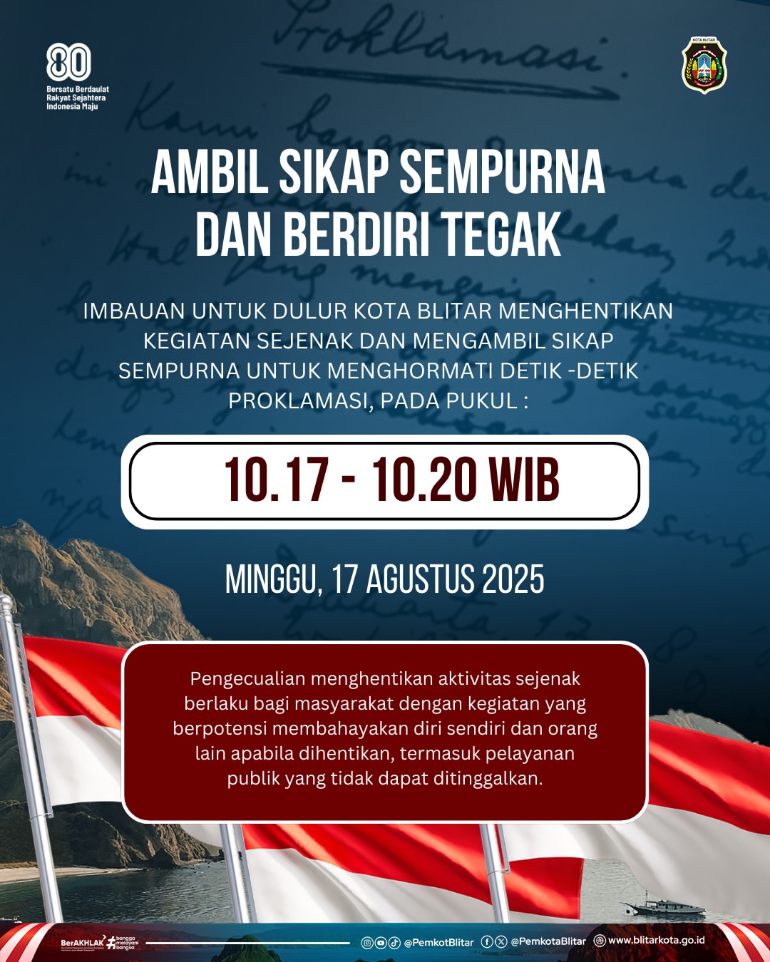 Imbauan Khusus Detik-Detik Proklamasi Kemerdekaan Indonesia