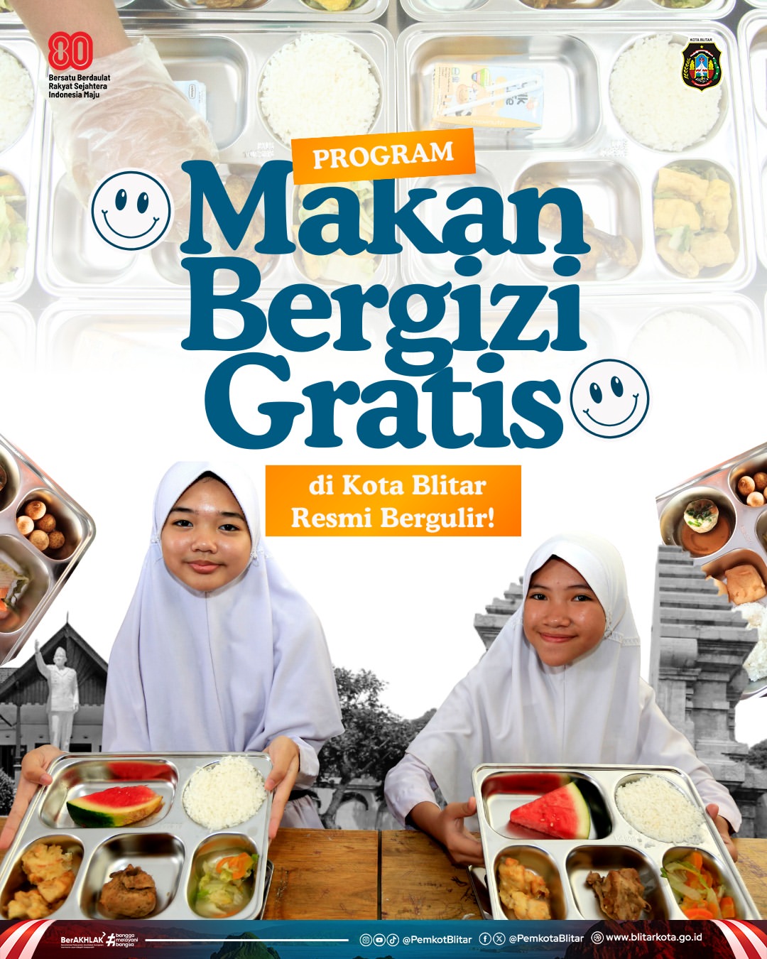 Program Makan Bergizi Gratis Diluncurkan di Kota Blitar untuk Wujudkan Generasi Sehat dan Cerdas