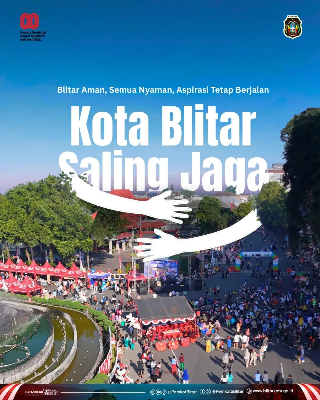 Blitar Mengajak Masyarakat Jaga Keamanan dan Kesejahteraan Di Tengah Rasa Duka