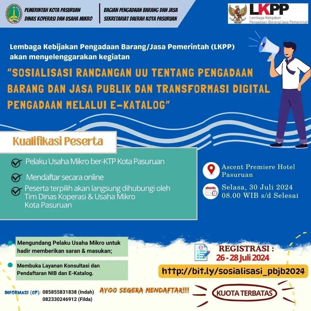 Sosialisasi Rancangan UU Pengadaan Barang dan Jasa di Pasuruan