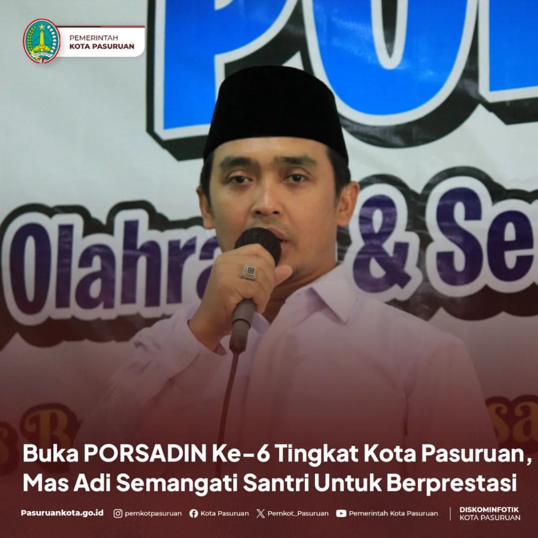 Pekan Olahraga dan Seni Antar Diniyah Resmi Dibuka di Pasuruan