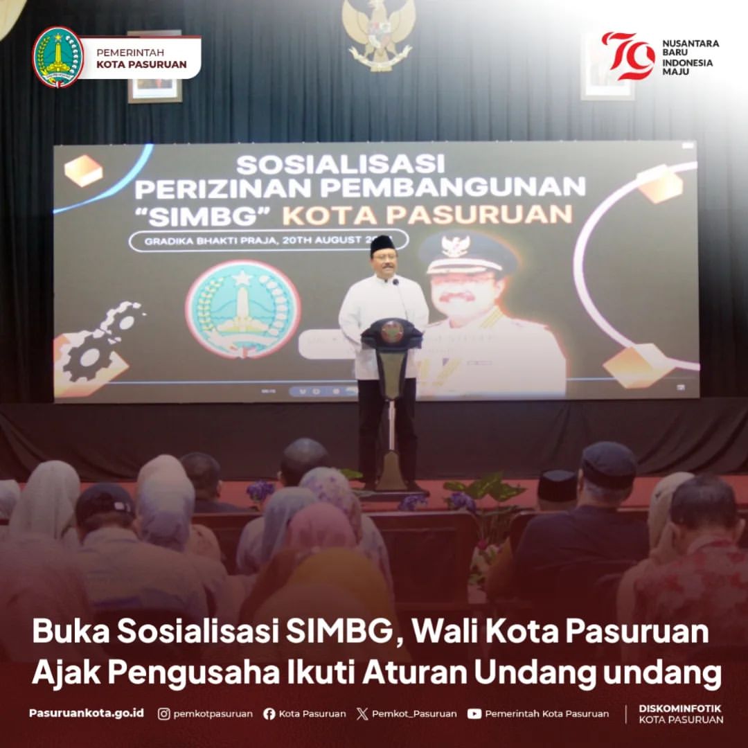 Sosialisasi Perizinan Bangunan Gedung di Kota Pasuruan