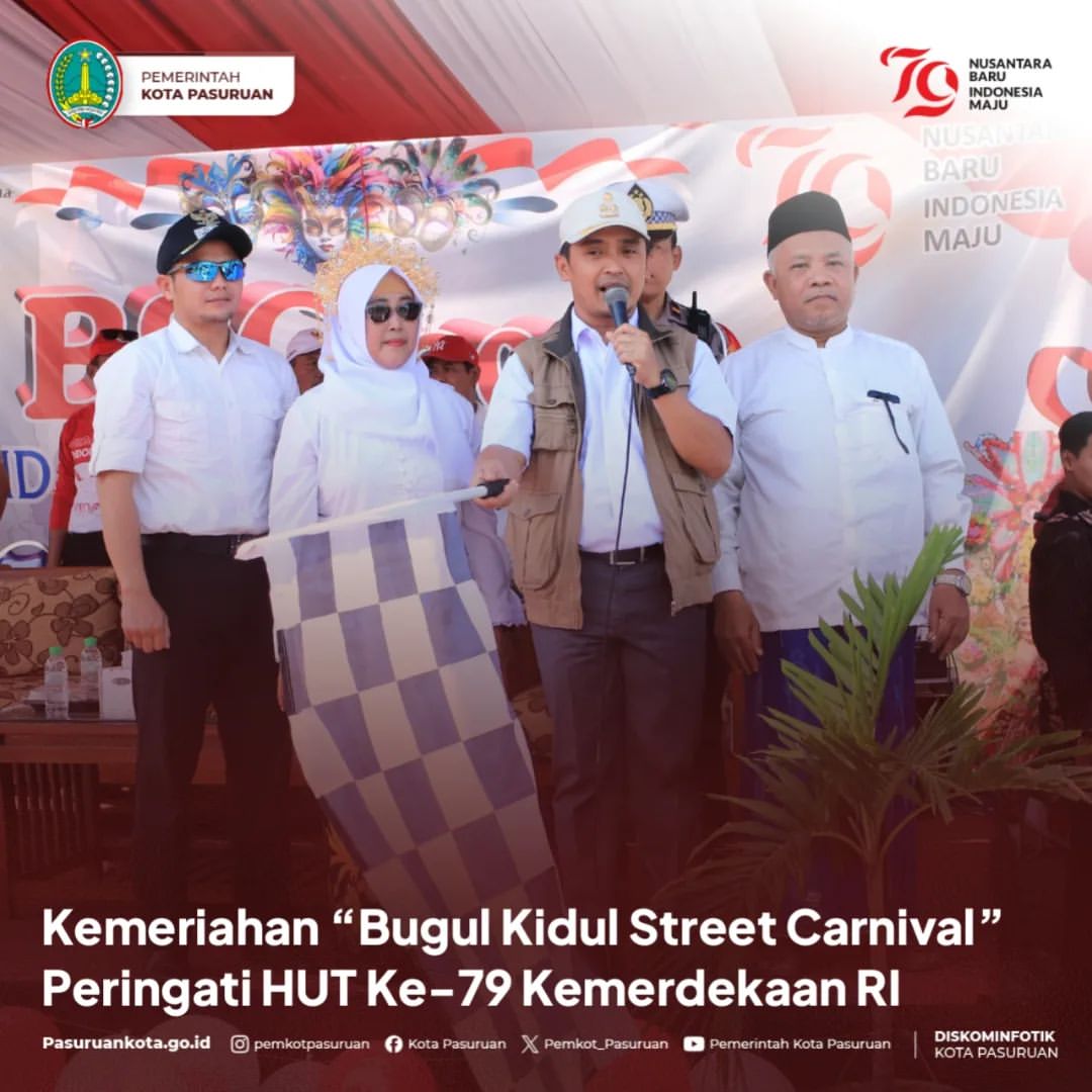 Karnaval Memeriahkan HUT RI Ke-79 di Pasuruan