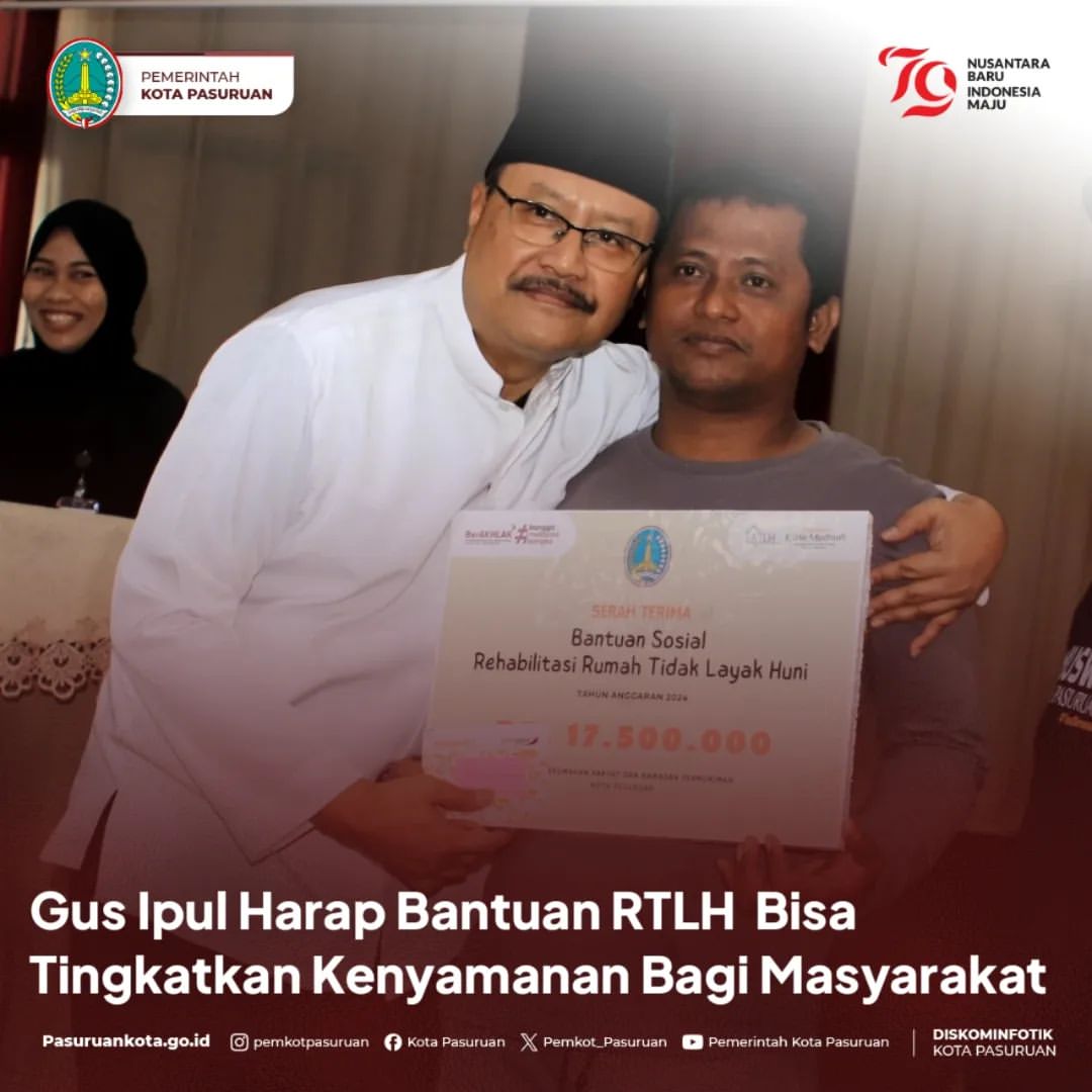 Bantuan Perbaikan Rumah Tak Layak Huni di Kota Pasuruan