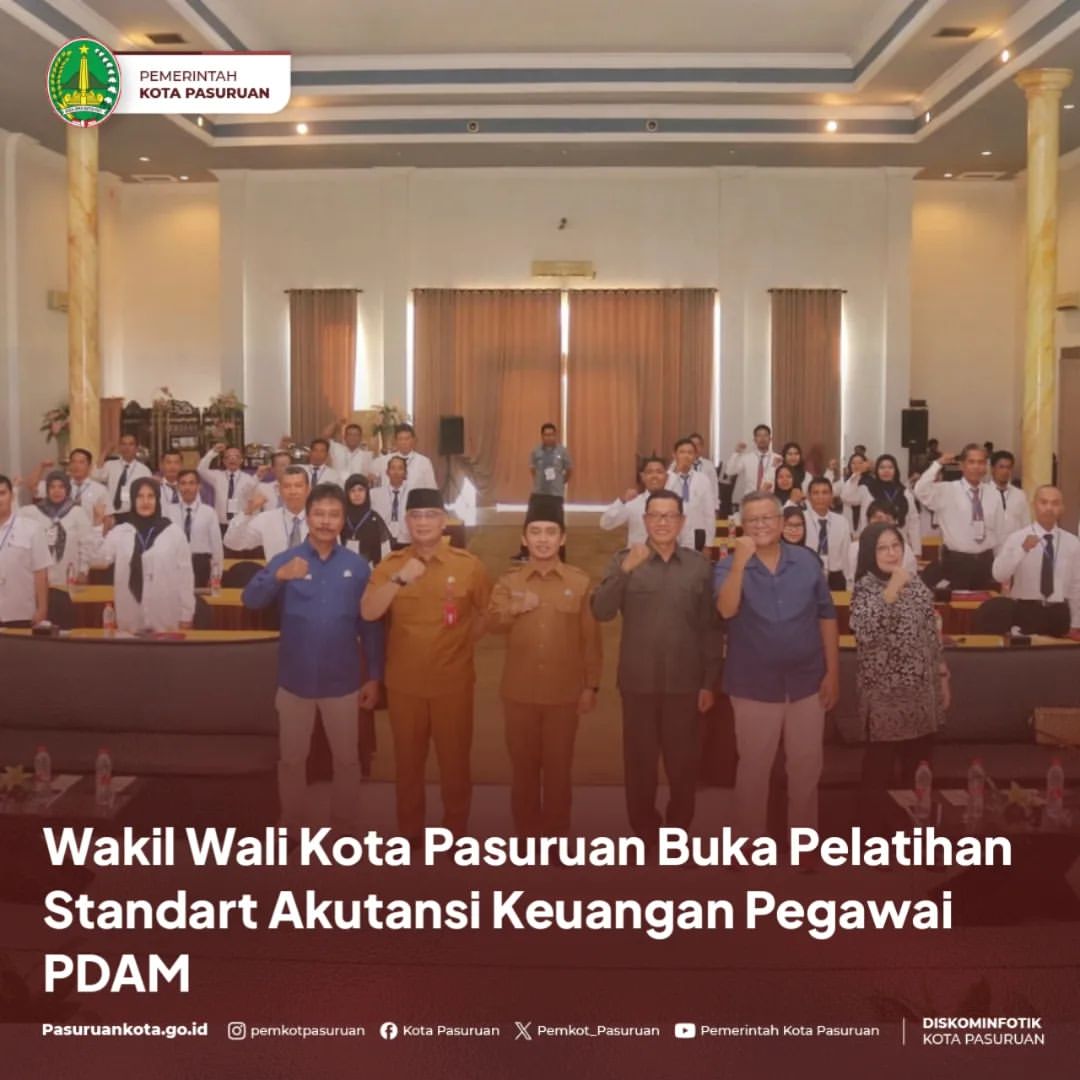 Pelatihan Pegawai PDAM Kota Pasuruan Diharapkan Tingkatkan Kualitas SDM