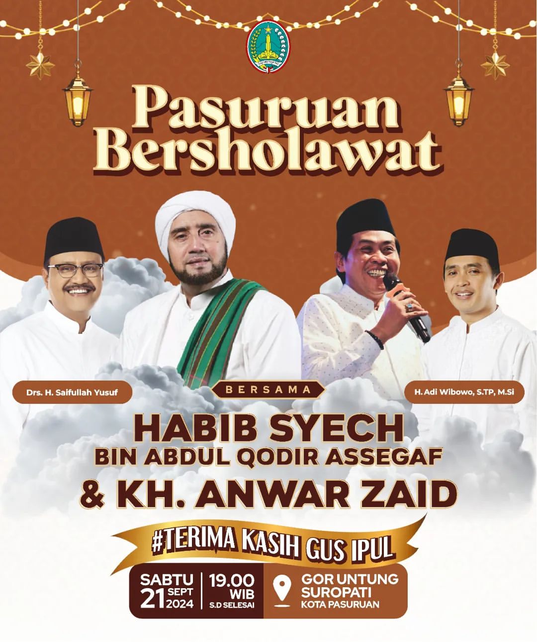 Pasuruan Bersholawat: Sambut Kehangatan di GOR Untung Suropati