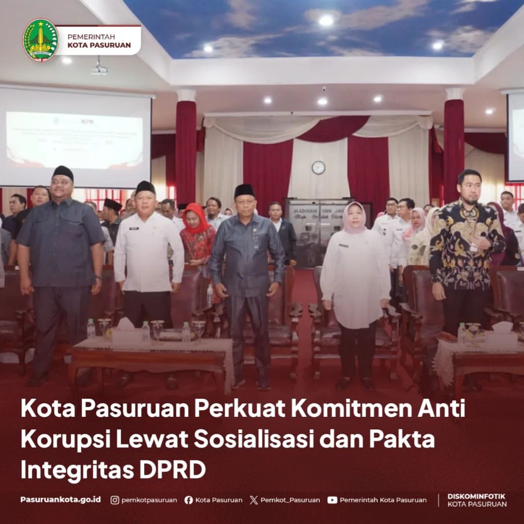 Pemerintah Kota Pasuruan Gelar Sosialisasi Anti Korupsi