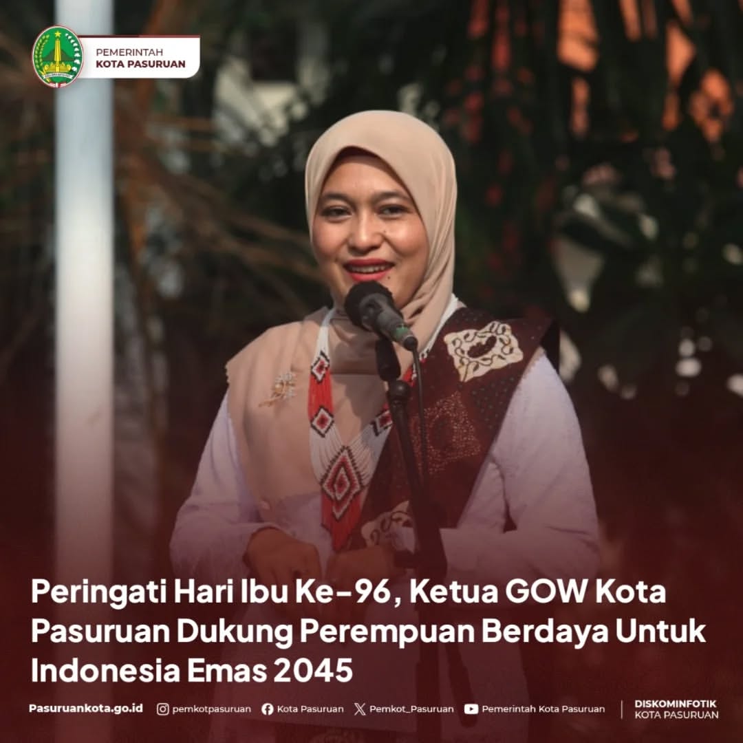Upacara Hari Ibu Ke-96 di Pasuruan: Perempuan Berdaya Menuju Indonesia Emas 2045