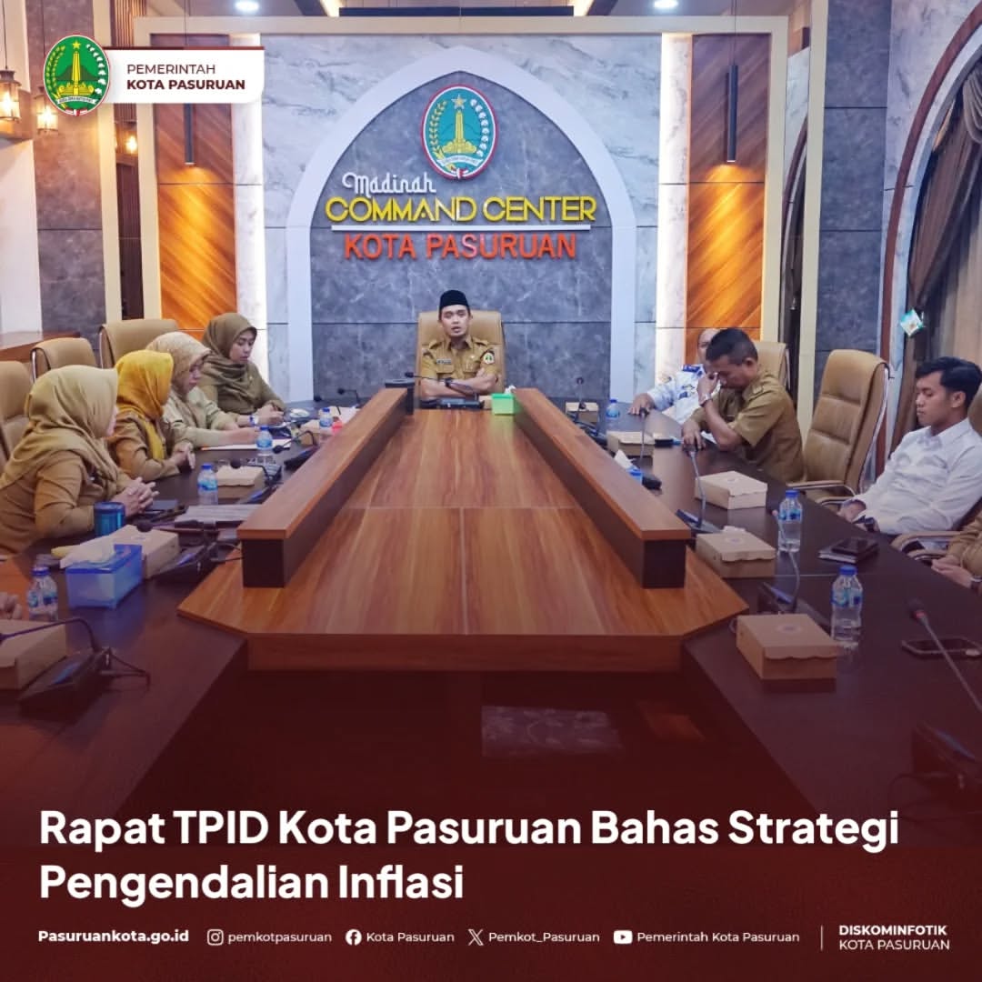 Pemkot Pasuruan Menyusun Strategi Pengendalian Inflasi