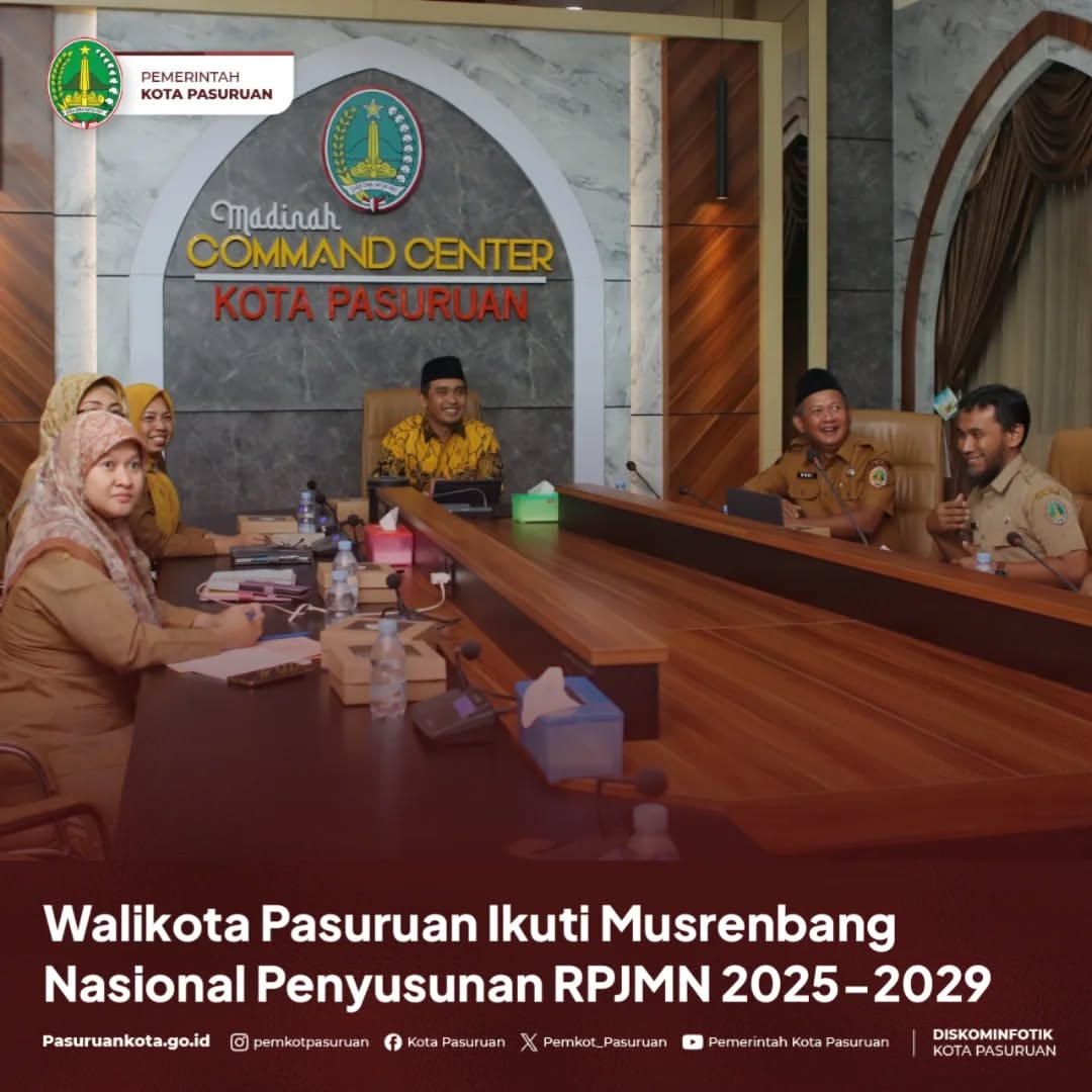 Walikota Pasuruan Ikuti Musrenbangnas untuk Rencana Pembangunan Nasional