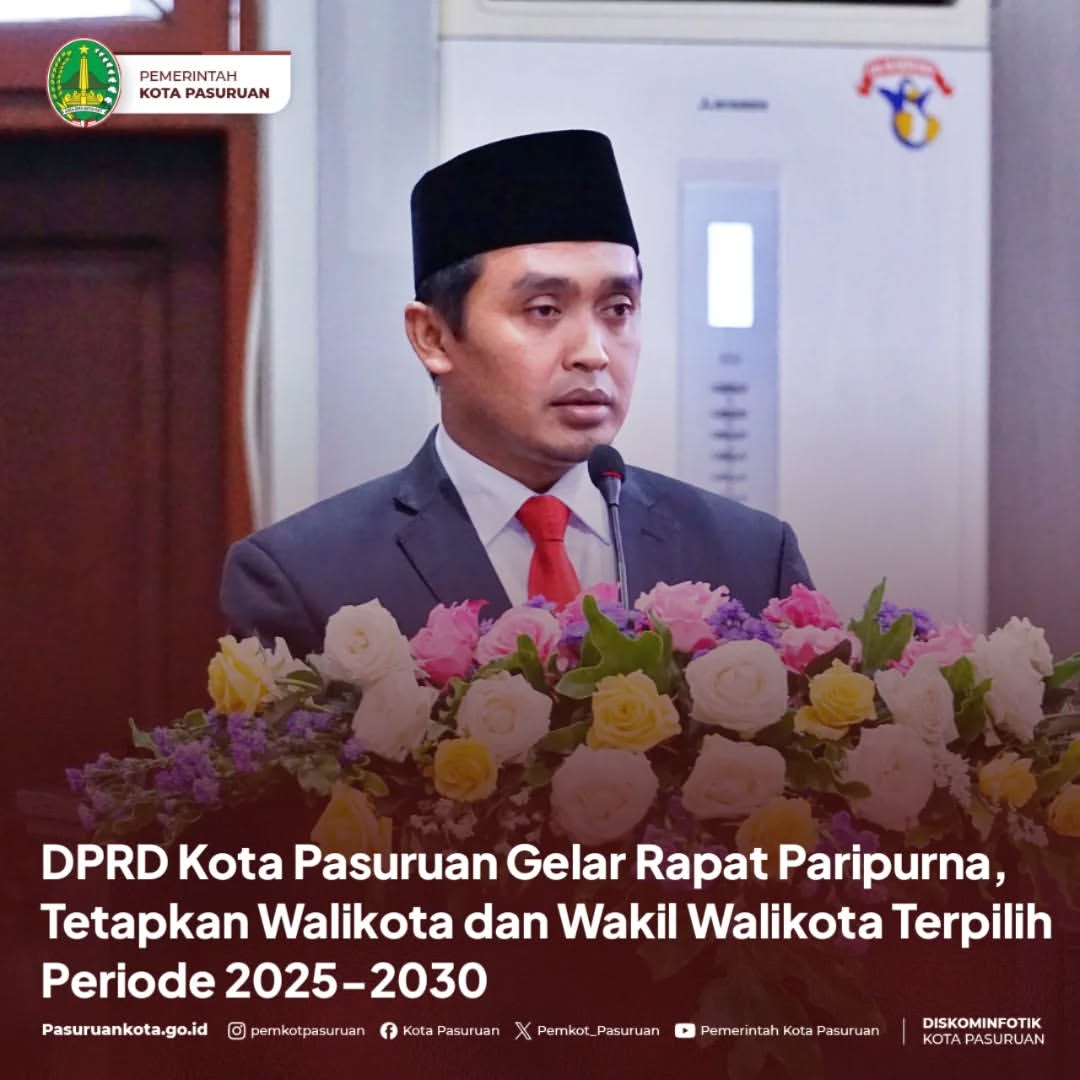 Pemilihan Wali Kota Pasuruan Terpilih, Rapat Paripurna DPRD Tercatat Sejarah Baru