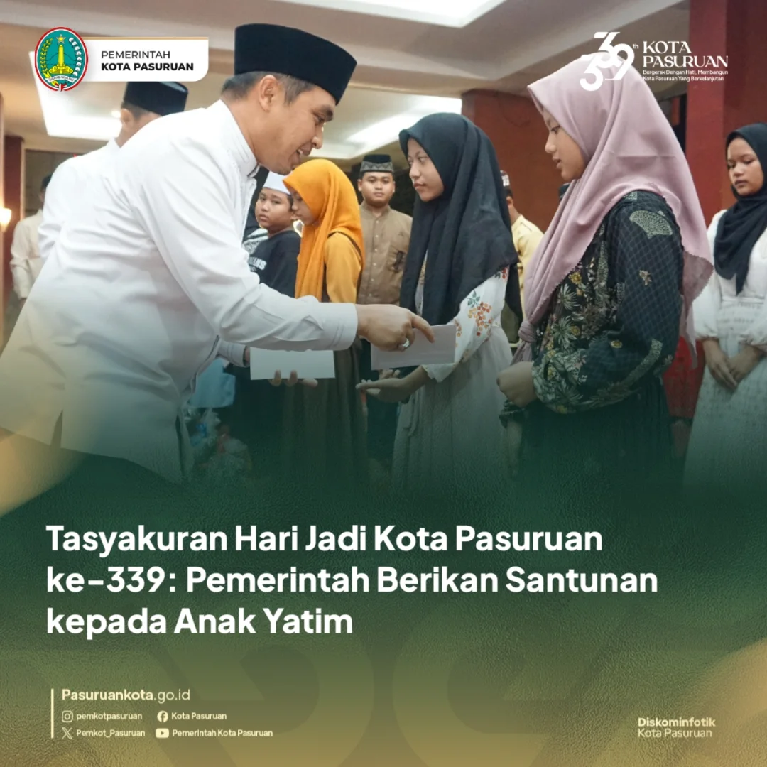 Malam Tasyakuran Peringati Hari Jadi Kota Pasuruan ke-339