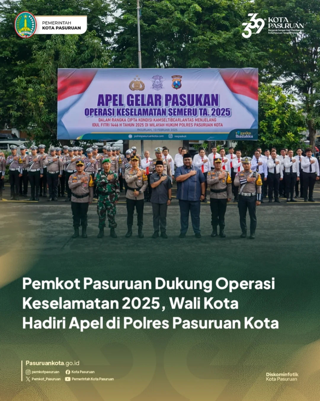 Dukungan Pemerintah Kota Pasuruan untuk Operasi Keselamatan Semeru 2025