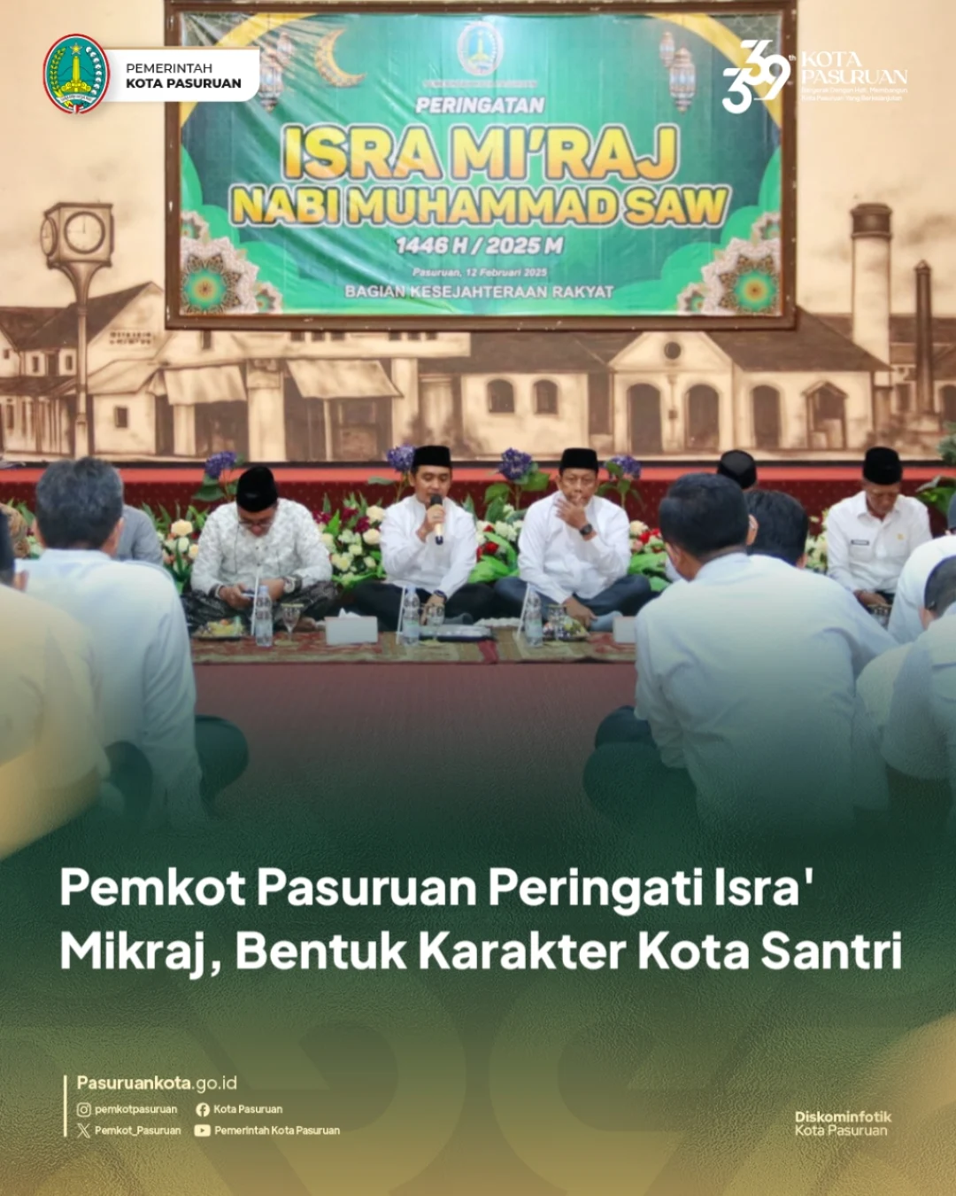 Peringatan Isra Mikraj Nabi Muhammad SAW di Kota Pasuruan