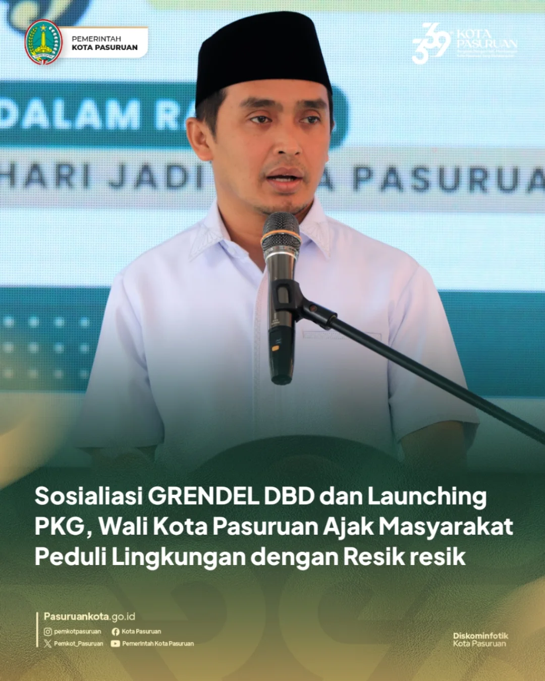 Pemerintah Kota Pasuruan Luncurkan Program Cegah DBD dan Pemeriksaan Kesehatan Gratis