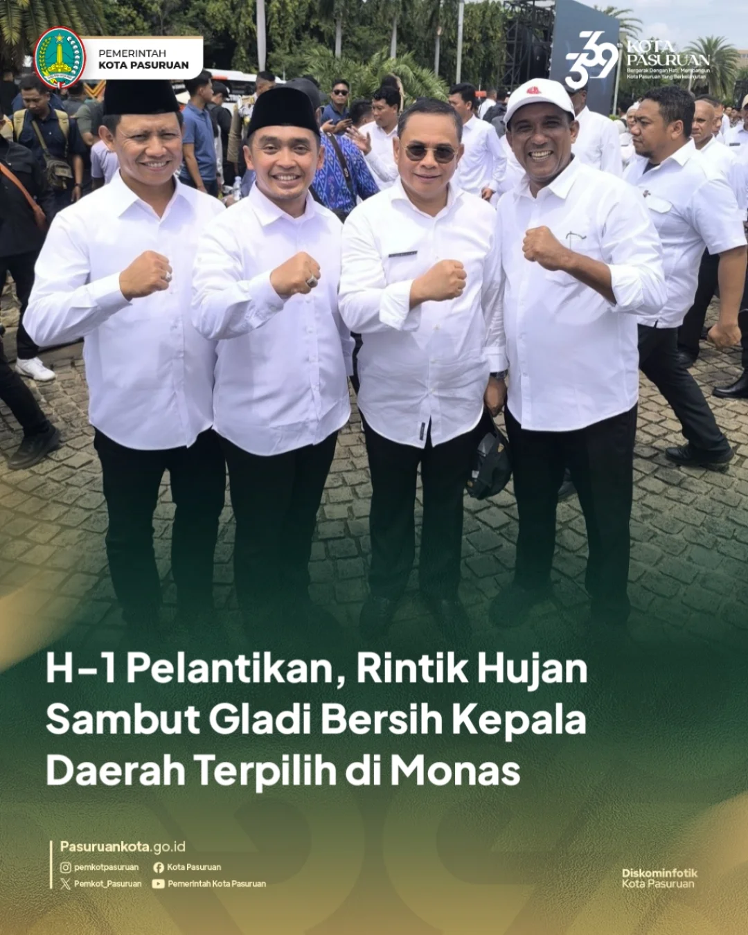 Gladi Bersih Pelantikan Kepala Daerah Terpilih di Jakarta