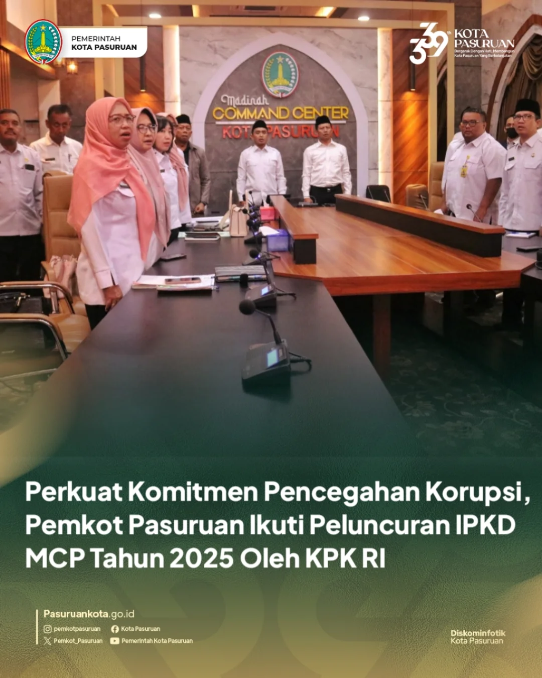 Pemkot Pasuruan Dukung Pencegahan Korupsi Melalui IPKD MCP 2025