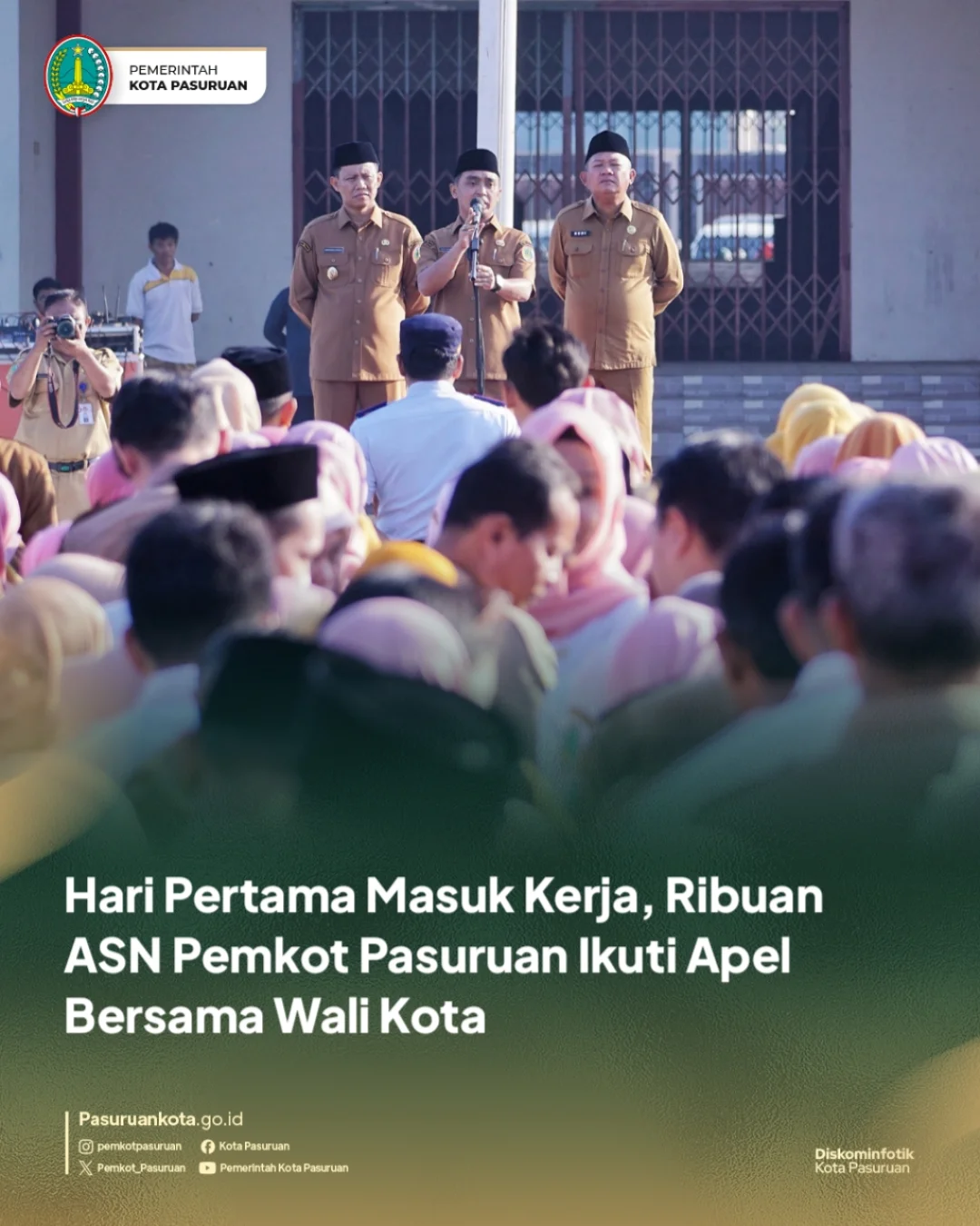 Apel ASN di Kota Pasuruan Tandai Kembali Bekerja Setelah Idulfitri