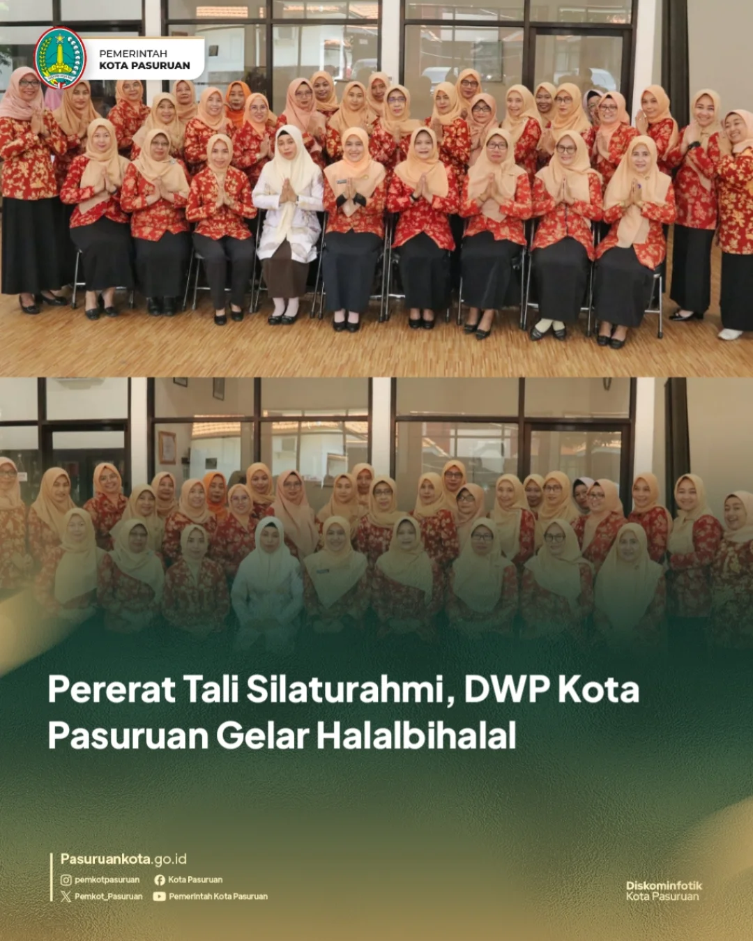 Dharma Wanita Persatuan Kota Pasuruan Gelar Halalbihalal Pasca Idulfitri