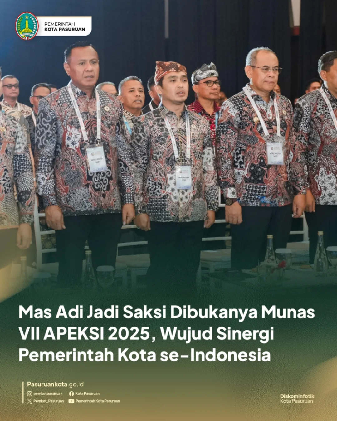Munas VII APEKSI di Surabaya: Memperkuat Kolaborasi antara Kota
