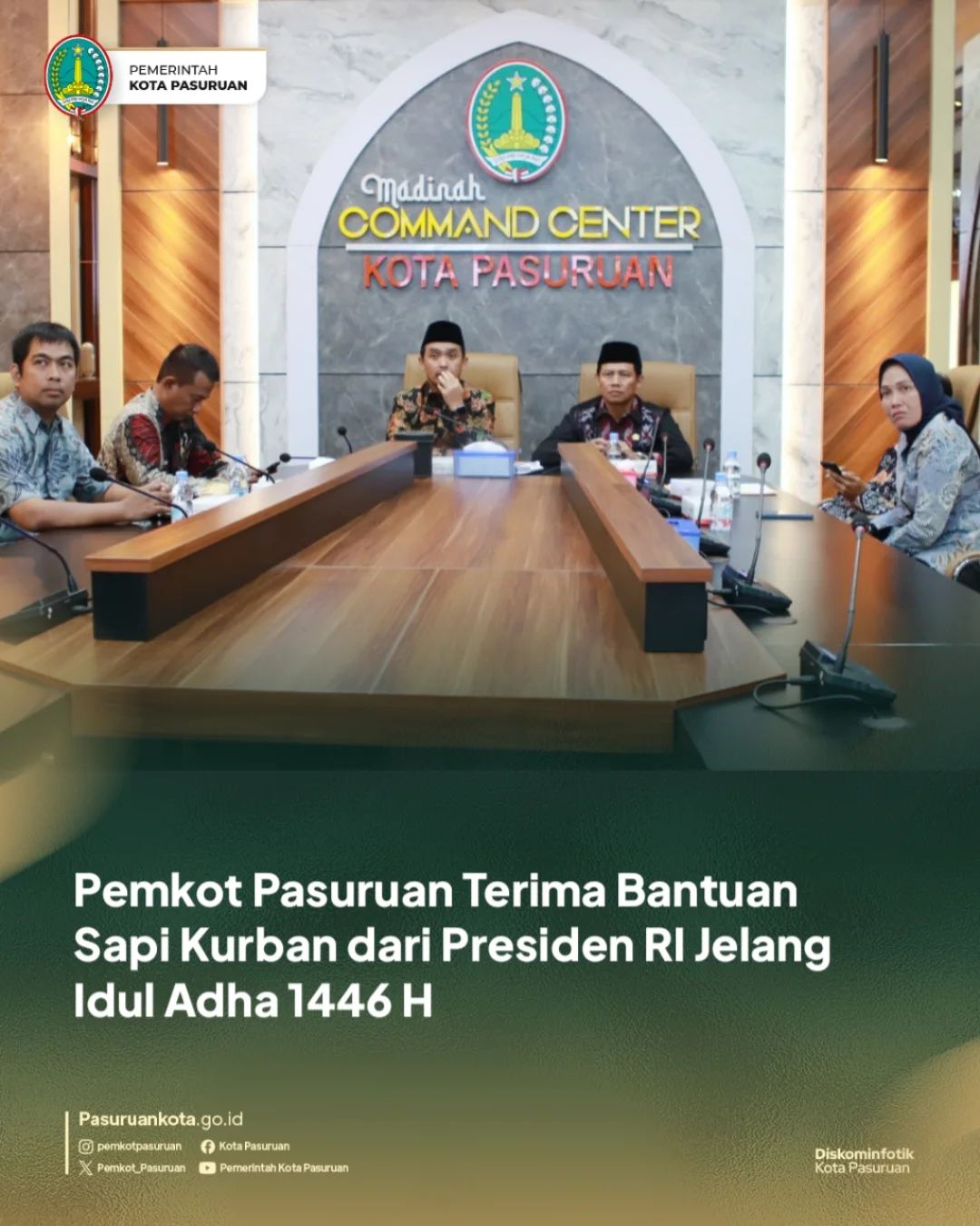 Bantuan Sapi Kurban dari Presiden untuk Kota Pasuruan
