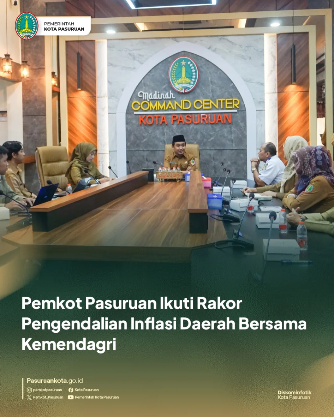 Rapat Koordinasi Pengendalian Inflasi Daerah Dilaksanakan Secara Virtual