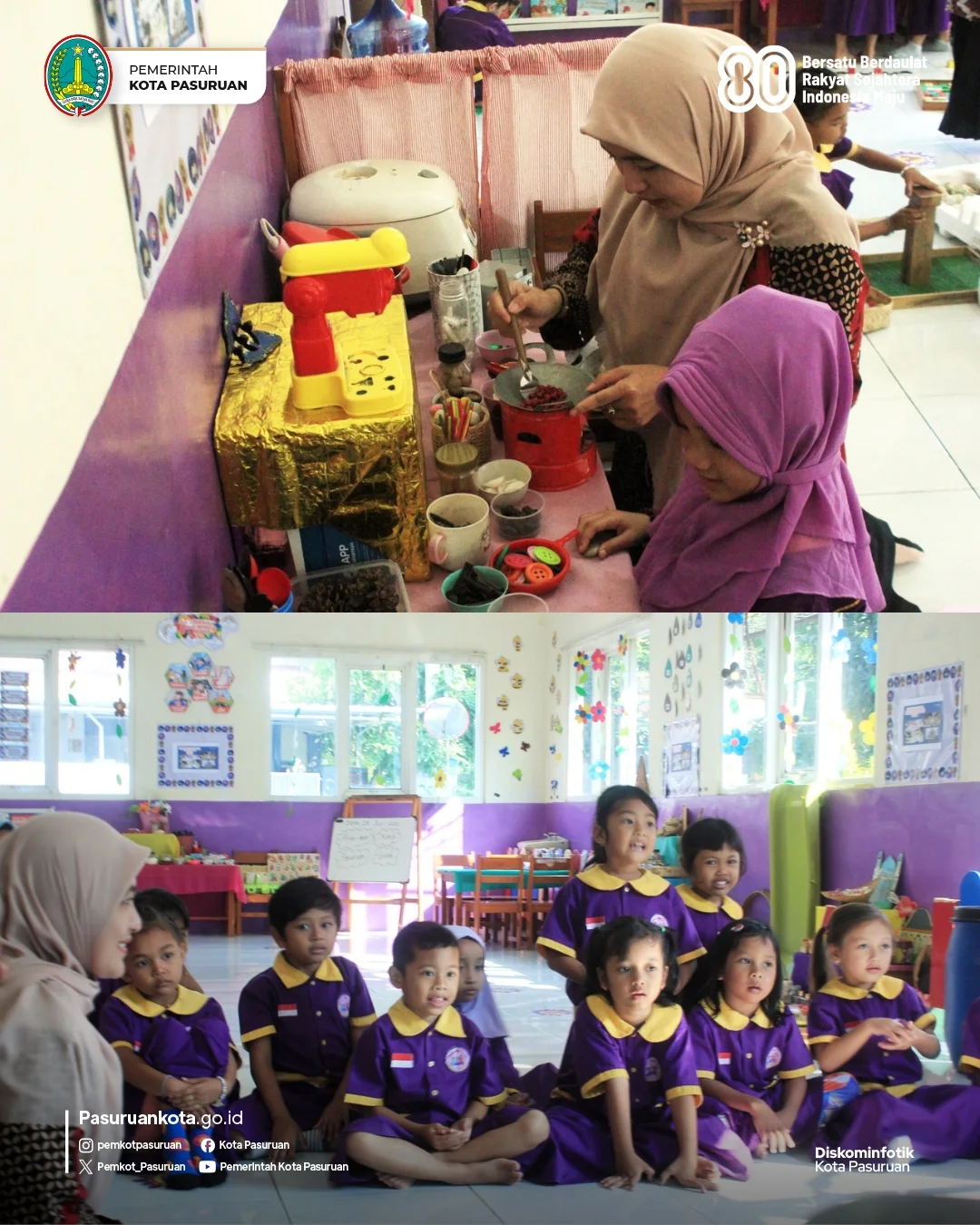Kegiatan Spesial di TK Taman Firdaus Bersama Bunda PAUD
