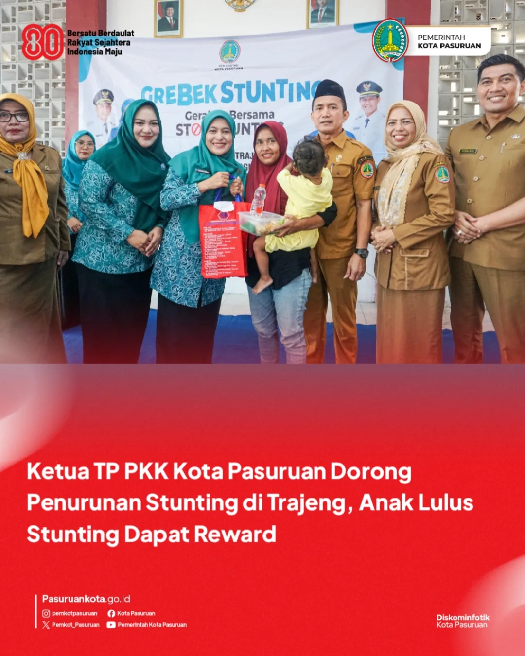 Grebek Stunting di Pasuruan, Inovasi Reward Bikin Semangat Warga Tinggi