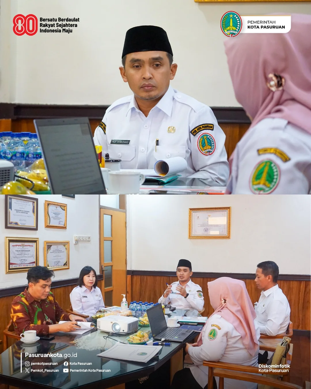 Wali Kota Pasuruan Terima Laporan Kinerja RSUD Dr. R. Soedarsono Semester Pertama 2025