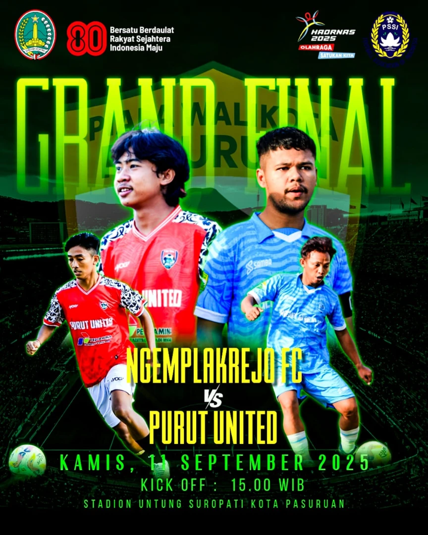 Ngemplakrejo FC Melawan Purut United di Pertandingan Seru di Pasuruan