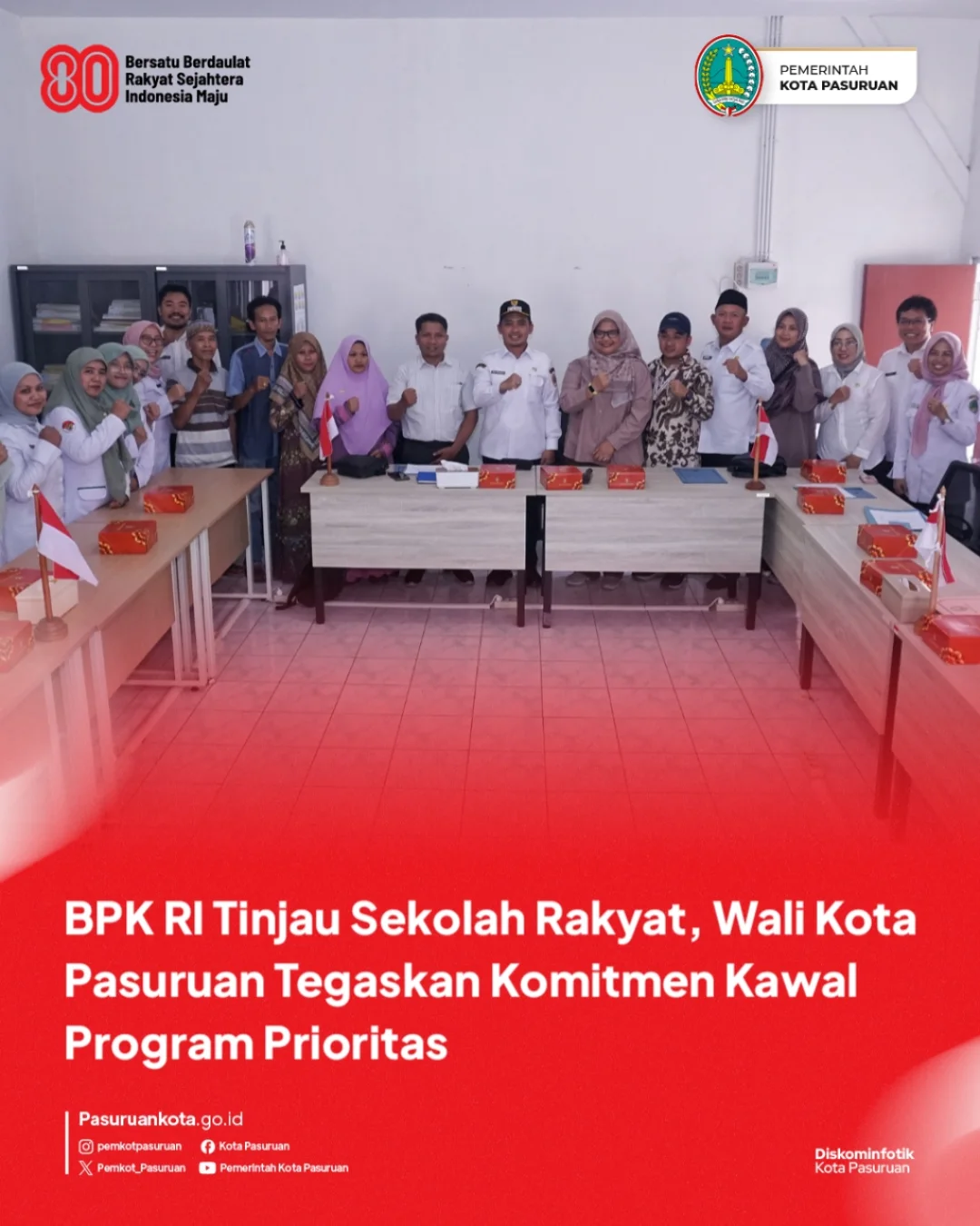 Pasuruan Sambut Kunjungan BPK RI untuk Pemeriksaan Program Sekolah Rakyat