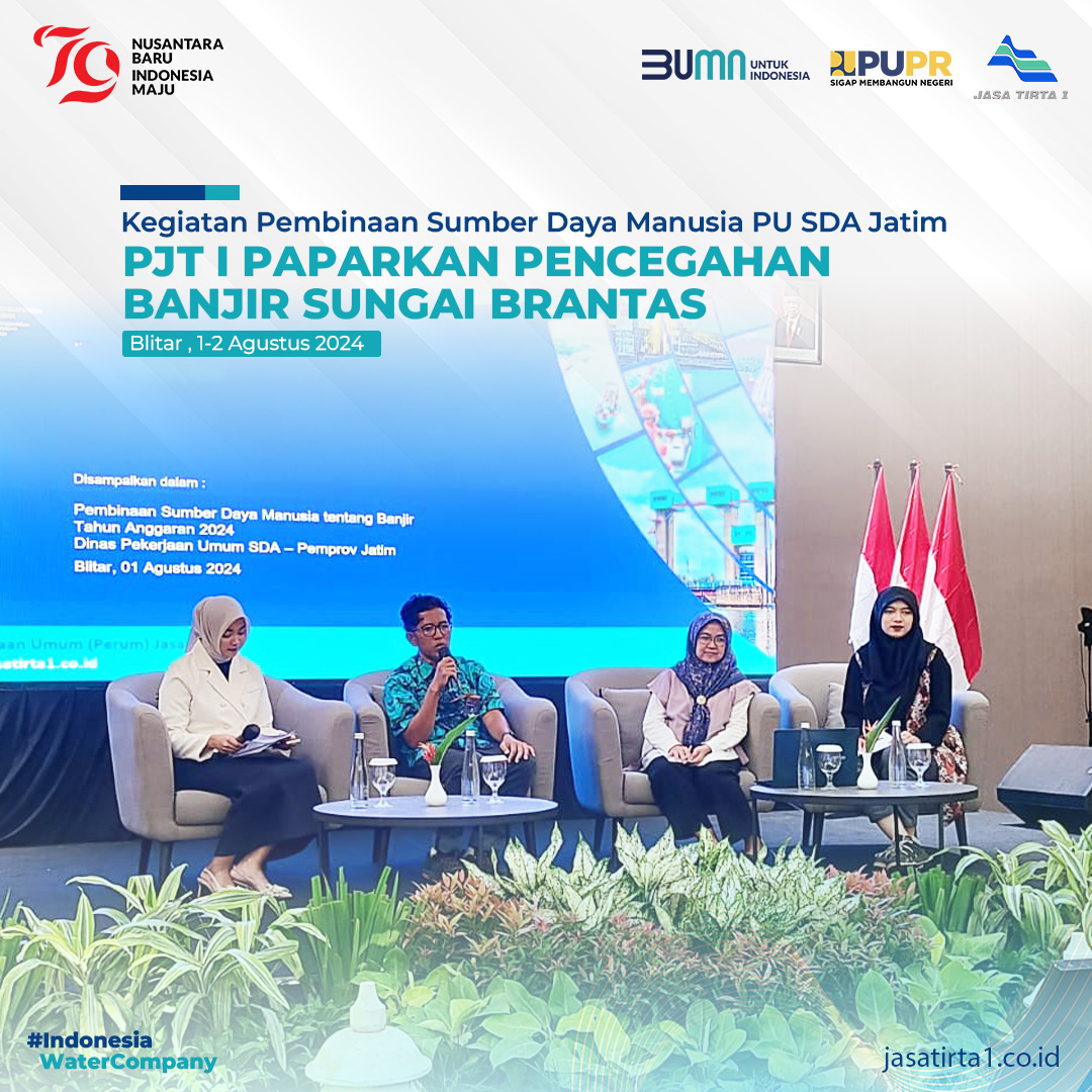 PJTI Paparkan Strategi Pencegahan Banjir di Sungai Brantas