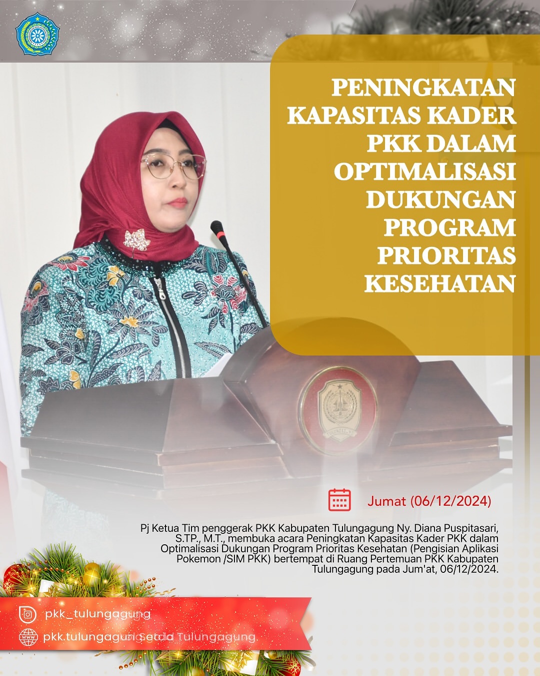 Peningkatan Kapasitas Kader PKK untuk Dukungan Kesehatan di Tulungagung