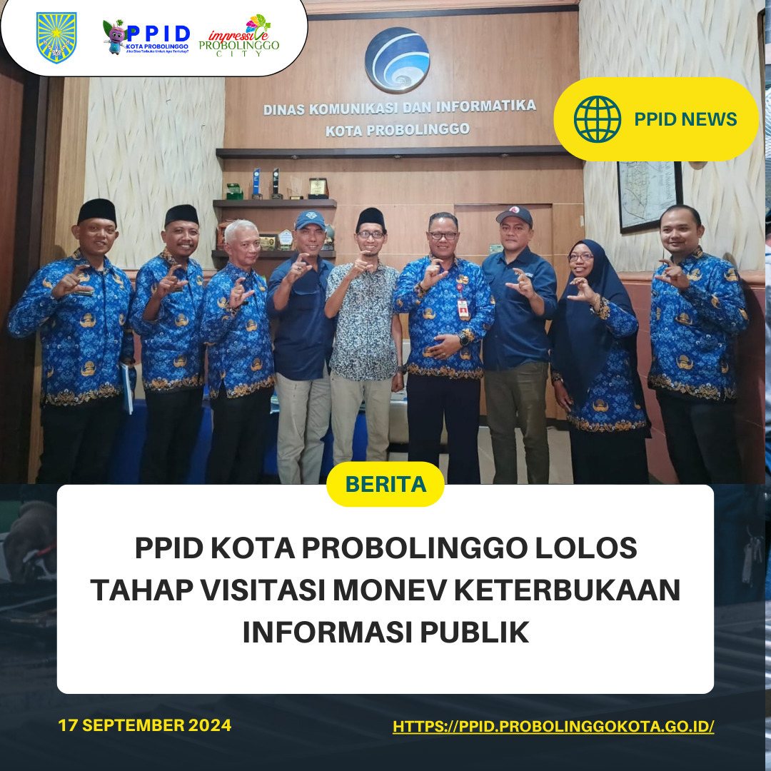 Kota Probolinggo Lolos Verifikasi Keterbukaan Informasi Publik