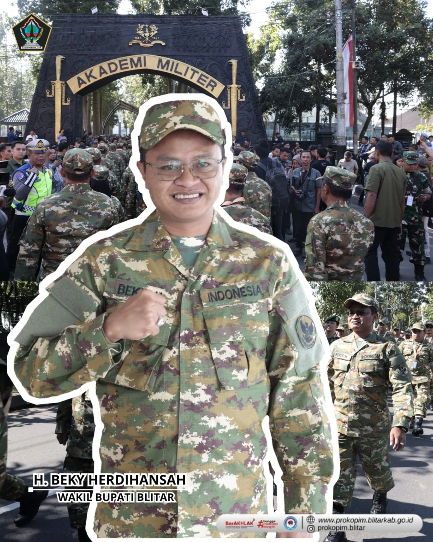 Wakil Bupati Blitar Ikuti Retreat di Akademi Militer Magelang
