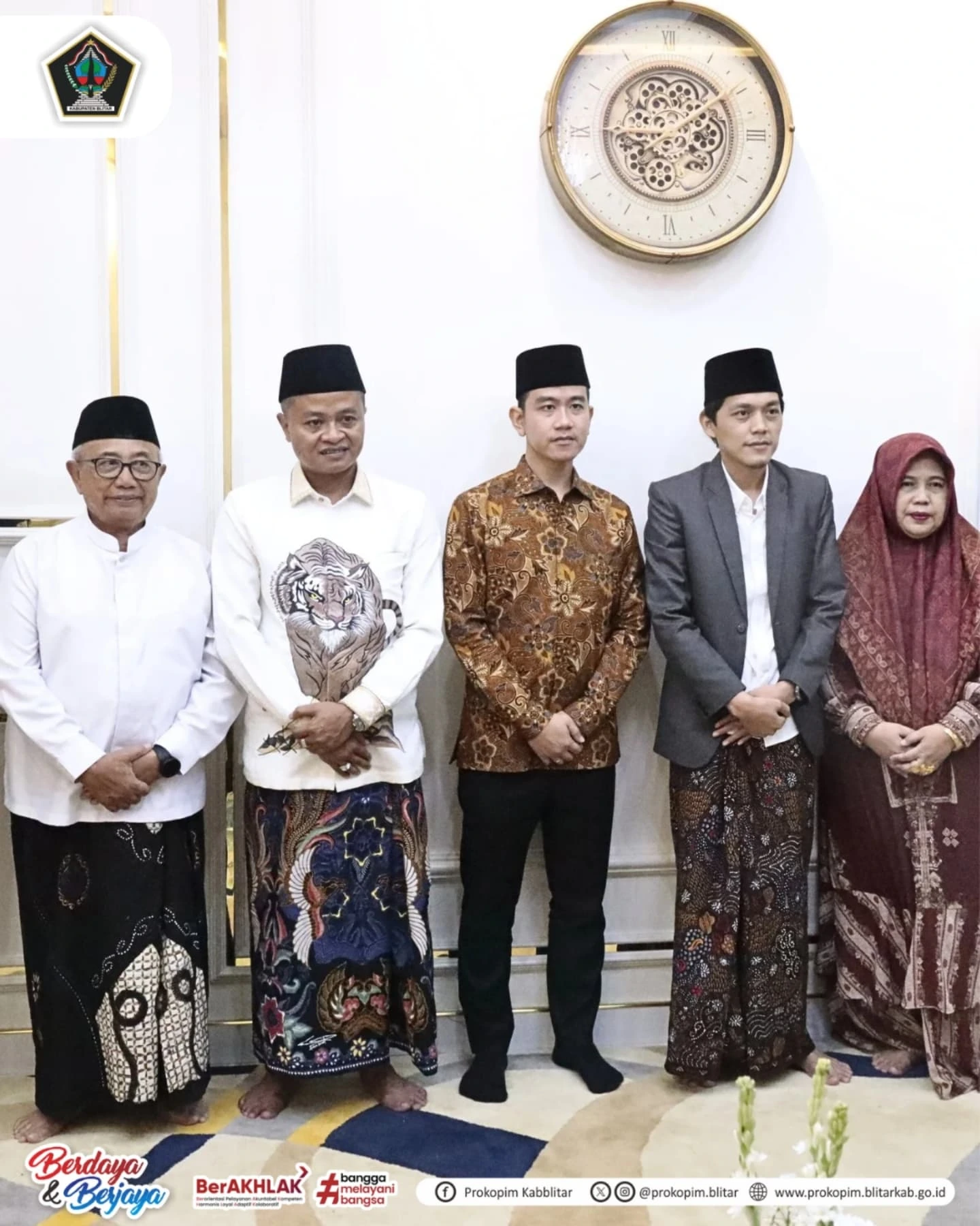 Kedatangan Wakil Presiden Gibran Rakabuming Raka di Blitar