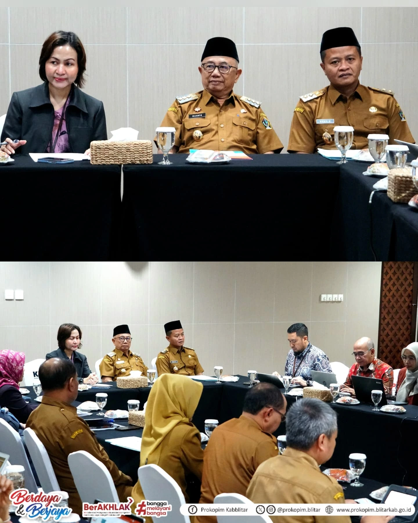 Rapat Koordinasi Bupati Blitar dan KPK untuk Pemberantasan Korupsi