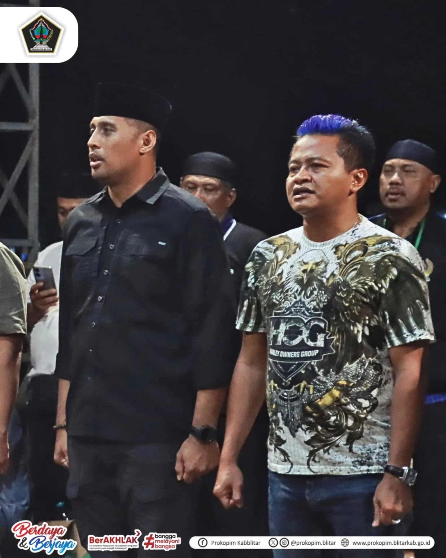 Perayaan HUT Bhayangkara dan Desa Sumberjo Diwarnai Kesenian Pencak Dor